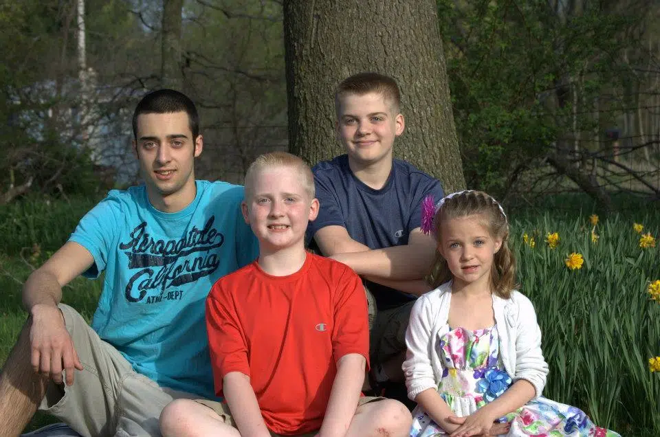 Tonya with her family